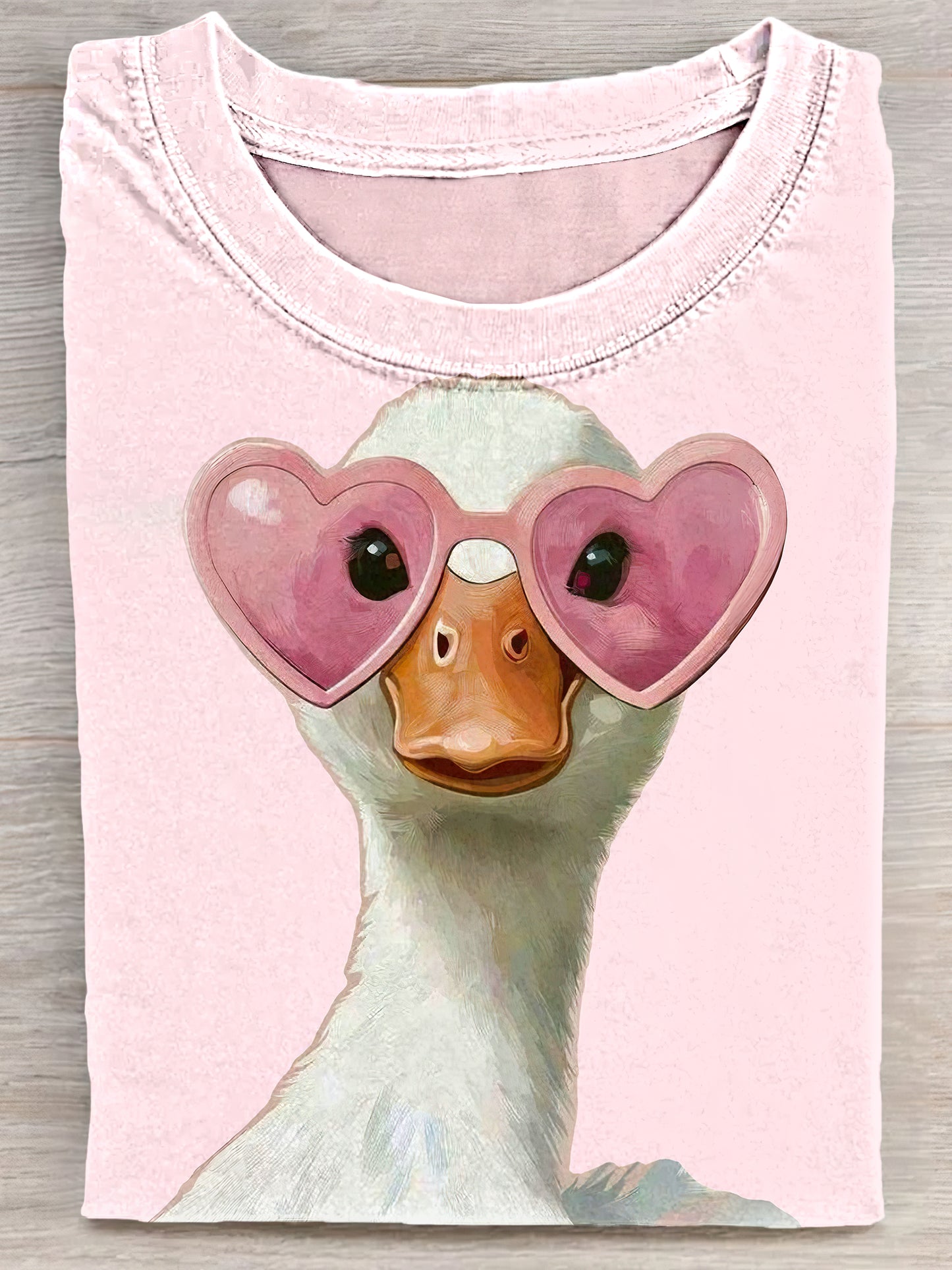 Duck With Love Glasses Unisex Tee