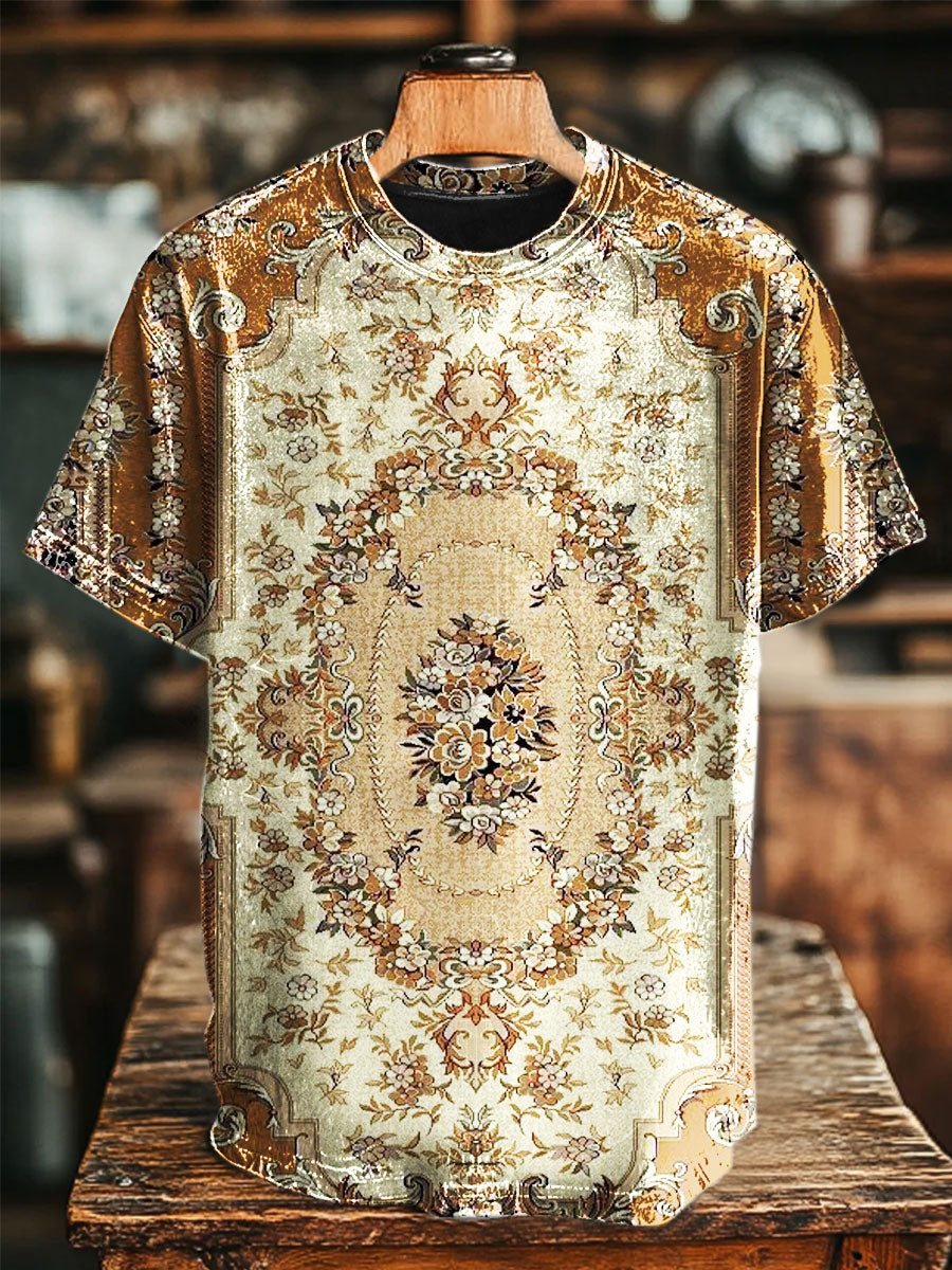Ethnic Pattern Art Print Casual Unisex Tee
