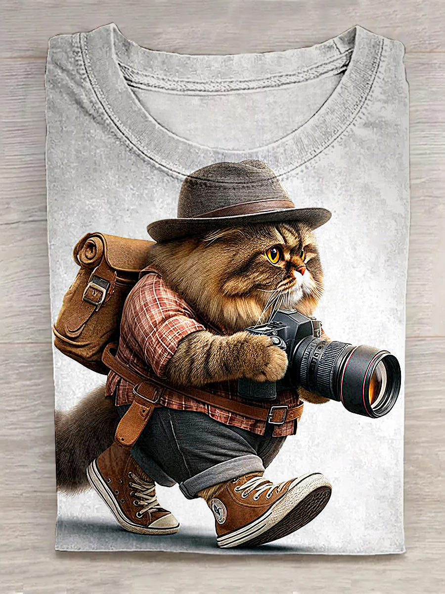Cat Field Photographer Unisex Tee