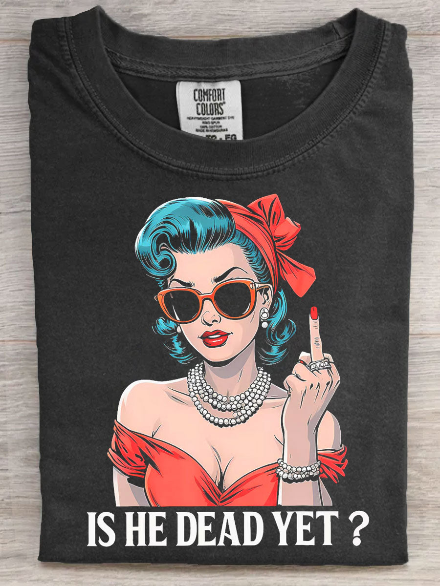 Is He Dead Yet Art Print Unisex Tee