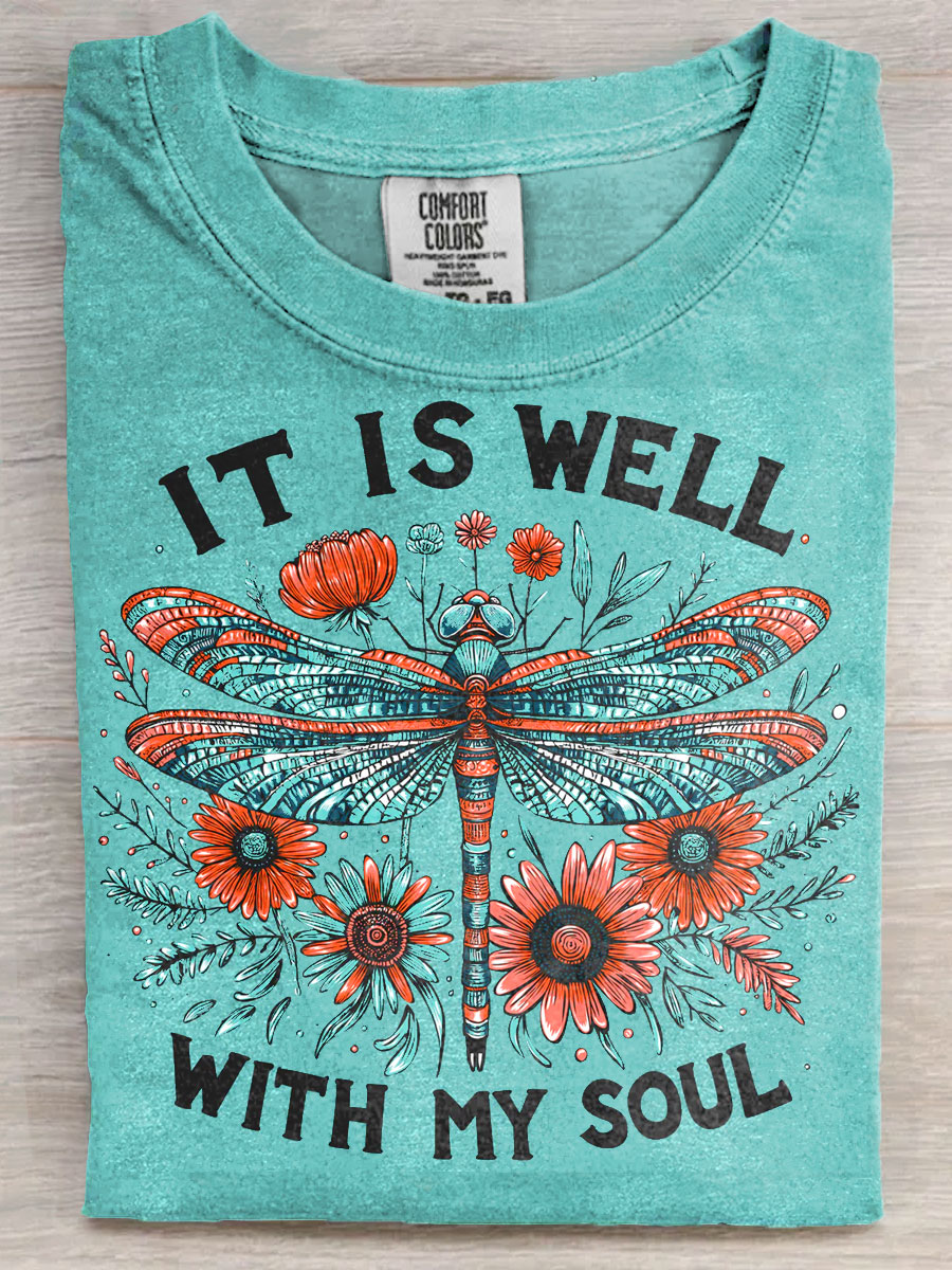 It Is Well Art Print Unisex Tee