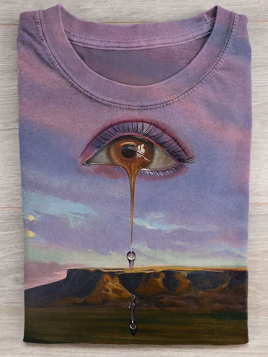 Surrealism Eye Art Print Unisex Tee