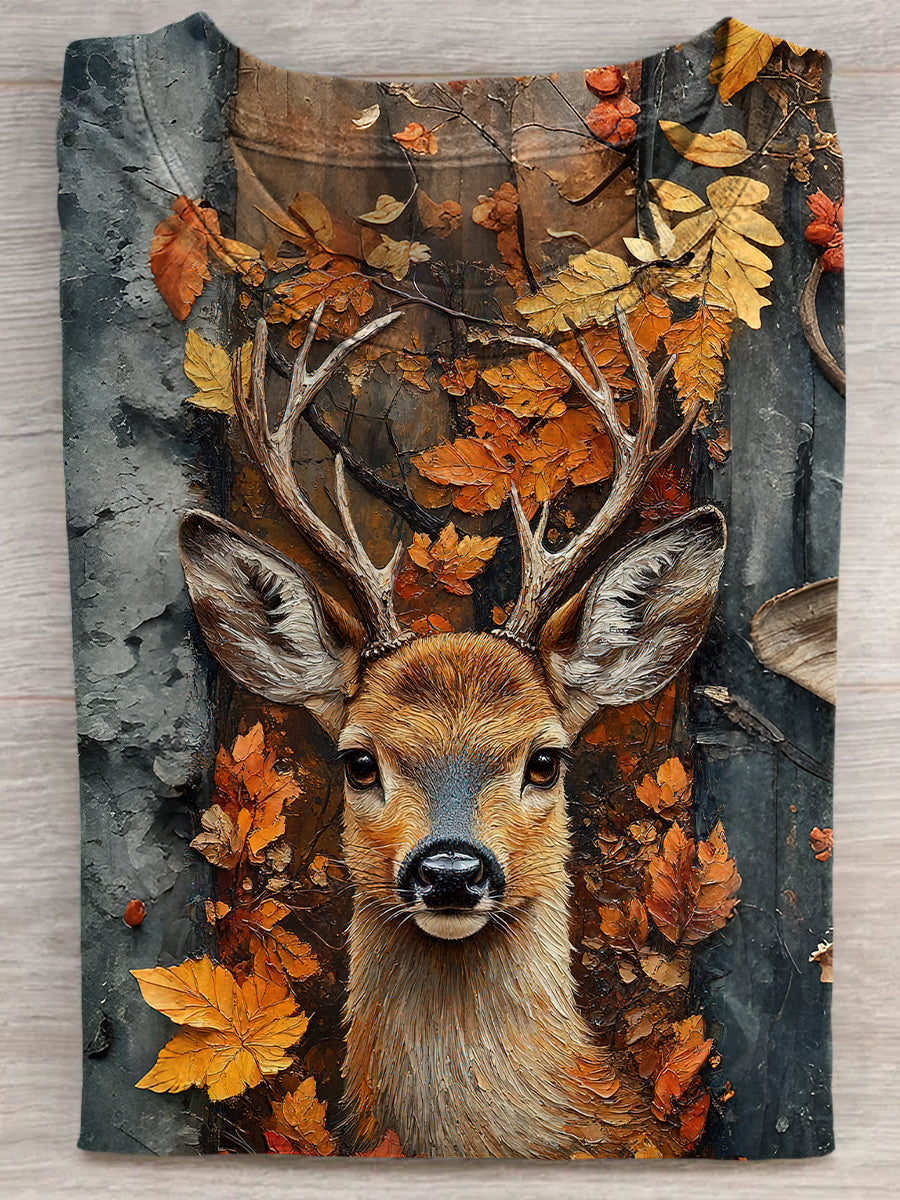 Deer Art Print Unisex Tee