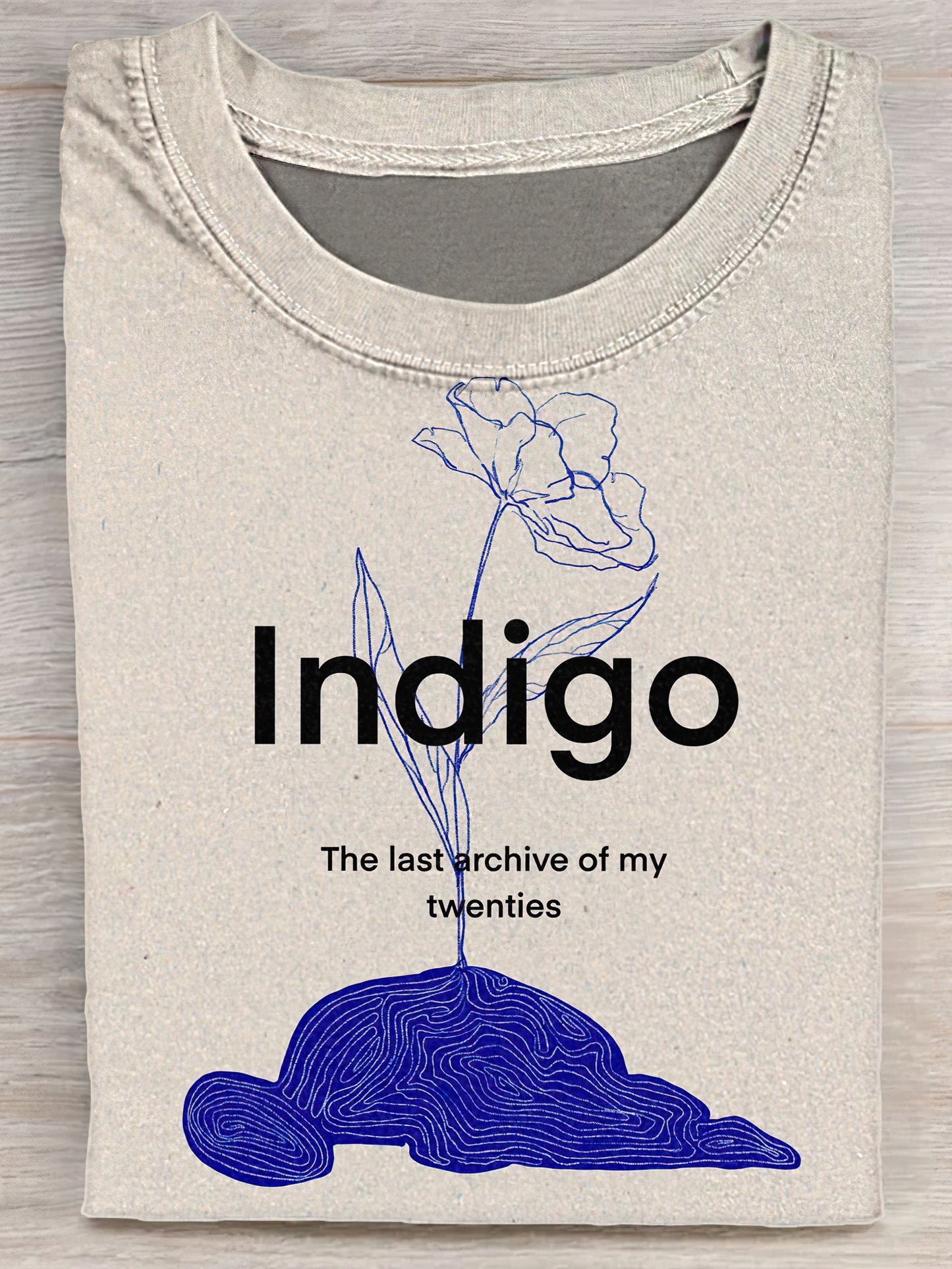 Indigo The Last Archive Of My Twenties Unisex Tee