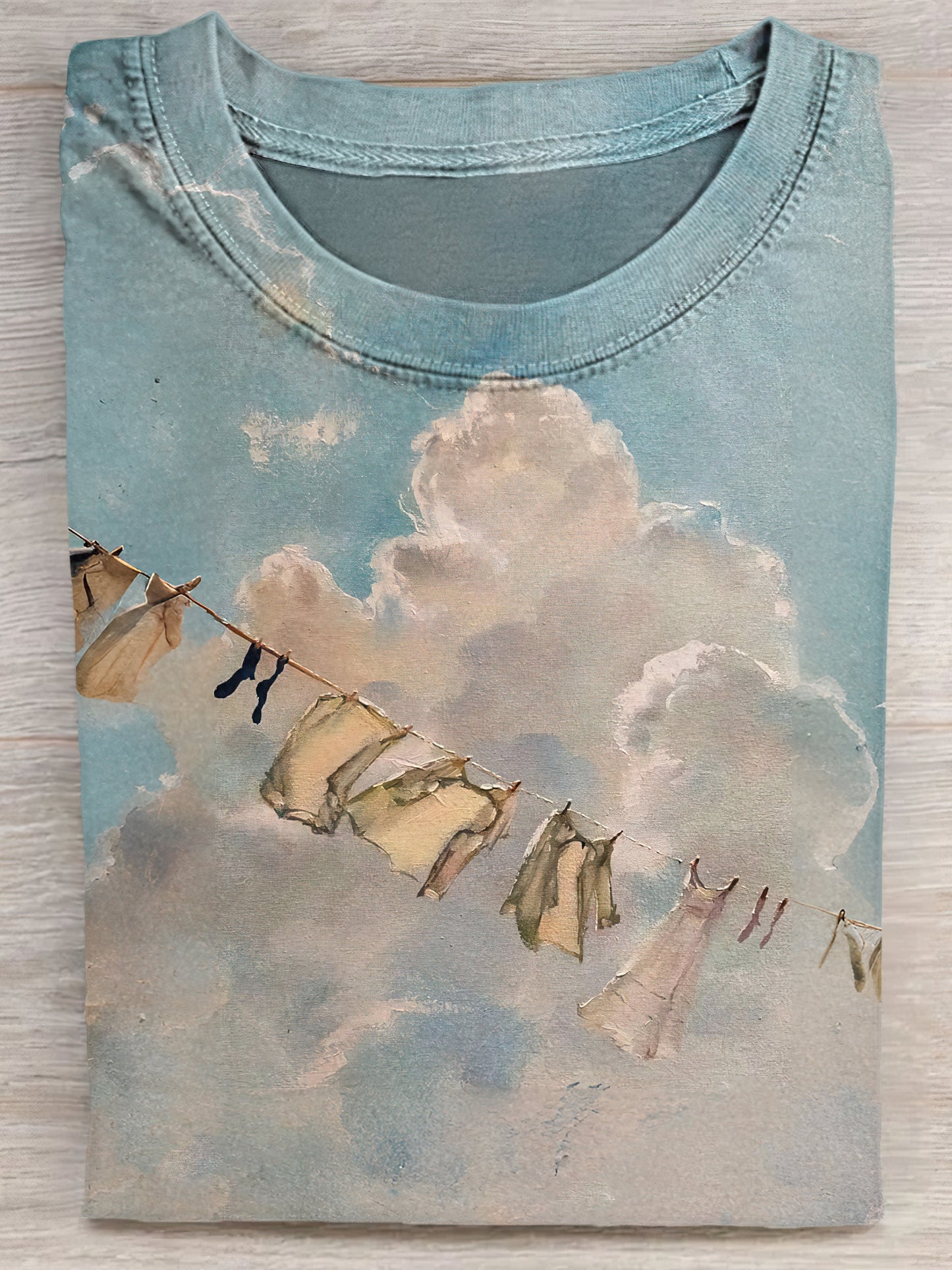 Clothes Hanging Under The Sky Unisex Tee