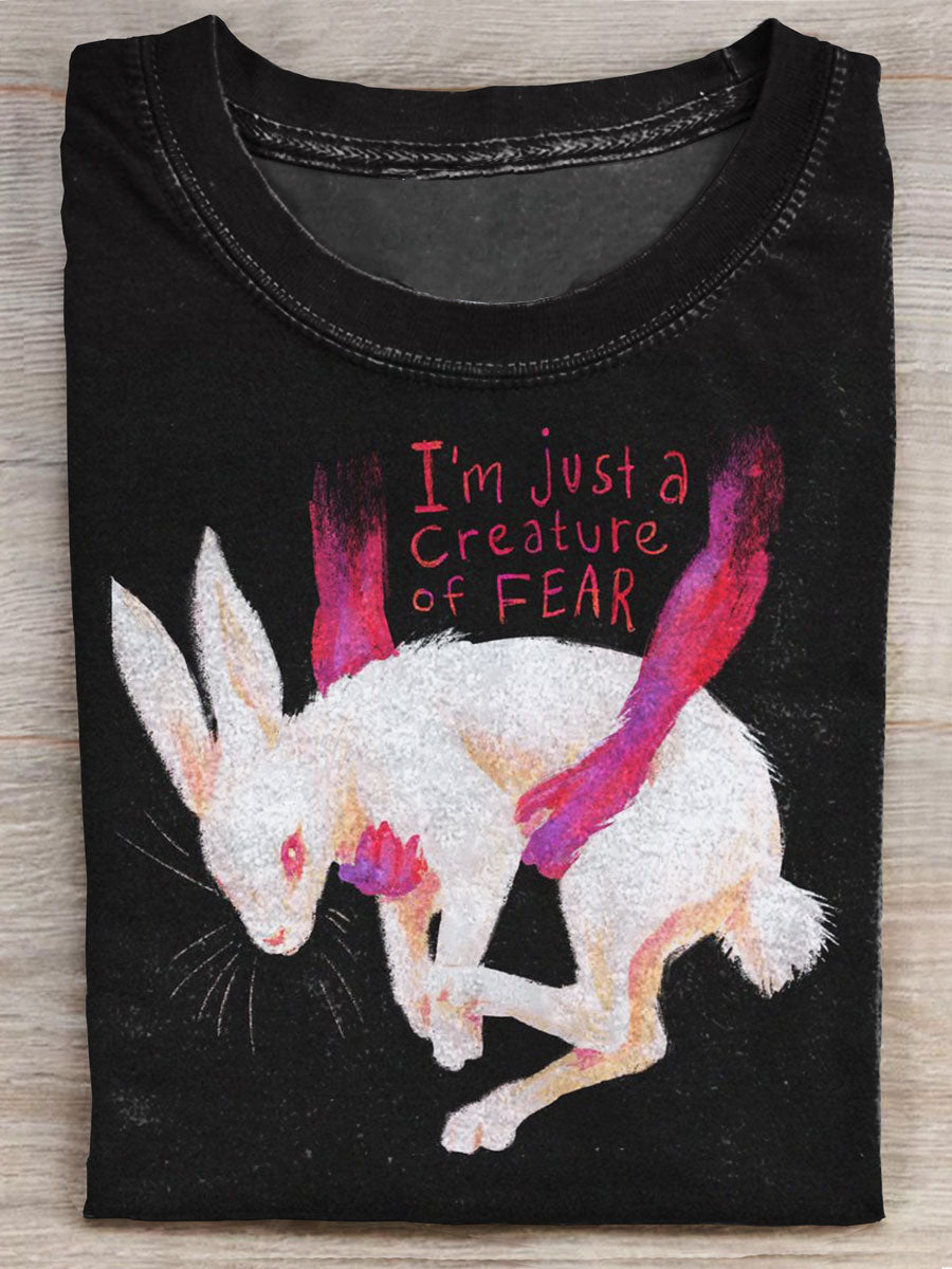 I'm Just A Creature of Fear Print Unisex Tee