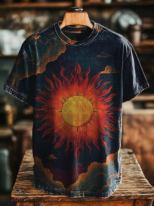 Unisex Funny Printed Vintage Fashion Loose  Tee