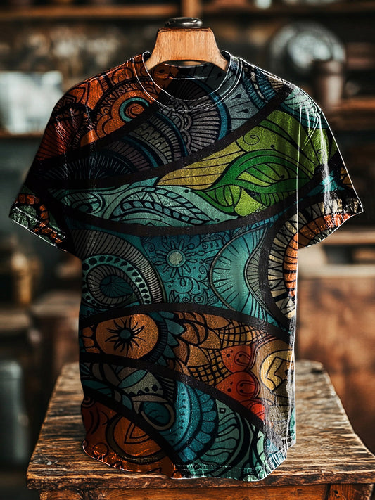 Unisex Abstract Art Print Tee