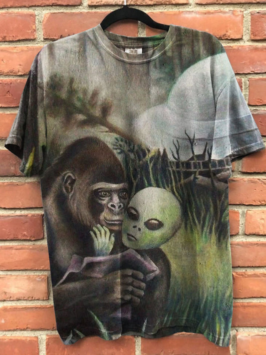 Funny Art Print Casual Tee