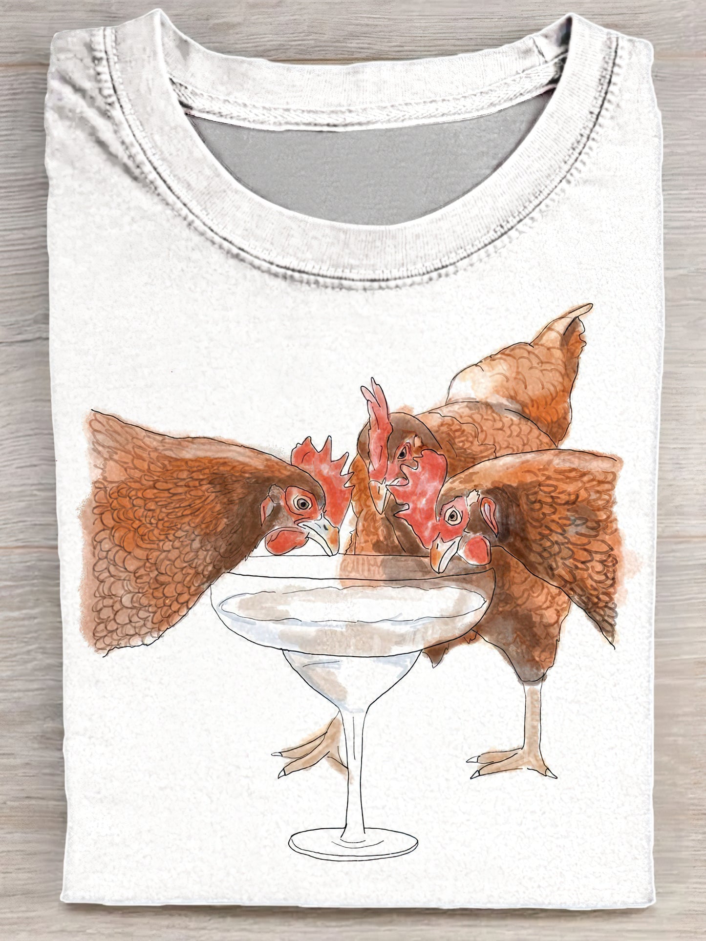 Chickens Cocktail Unisex Tee