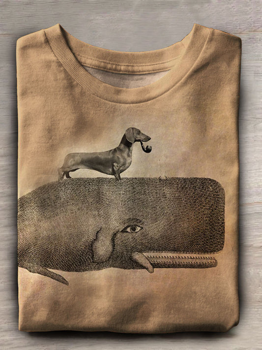Dachshund Print Unisex Tee