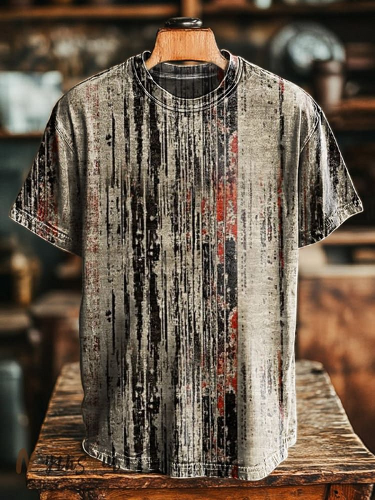 Unisex Vintage Bohemian Art Print Casual Tee