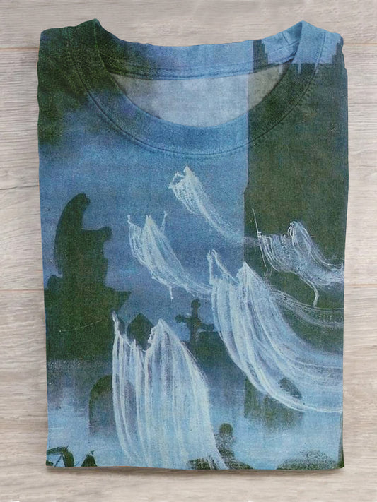 Halloween Art Print Unisex Tee