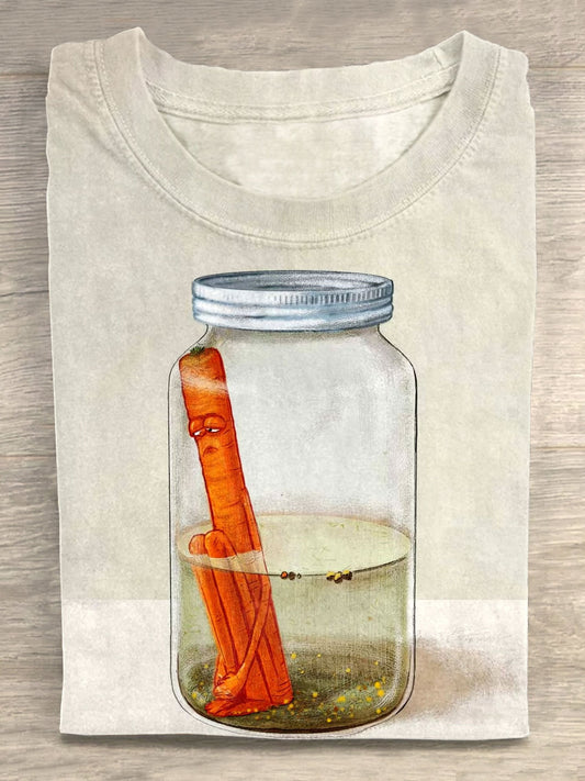 Funny The Last Carrot Art Print Unisex Tee