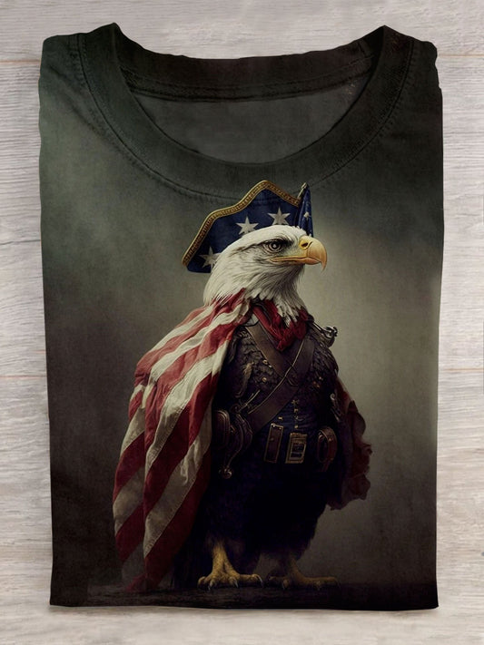 Eagle American flag Art Print Unisex Tee