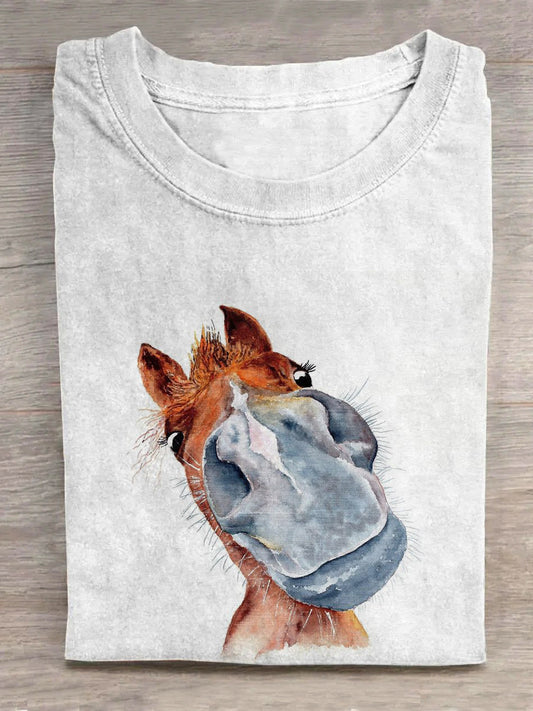 The Horse Looking At You Unisex Tee