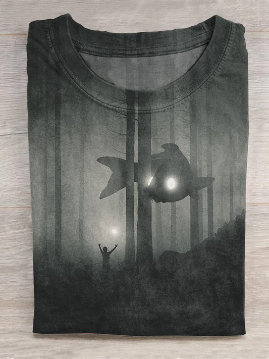 The Spirit Of Giant Goldfish Art Printed Unisex Tee