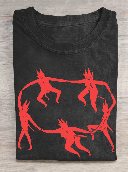 Dancing Hand in Hand Unisex Tee
