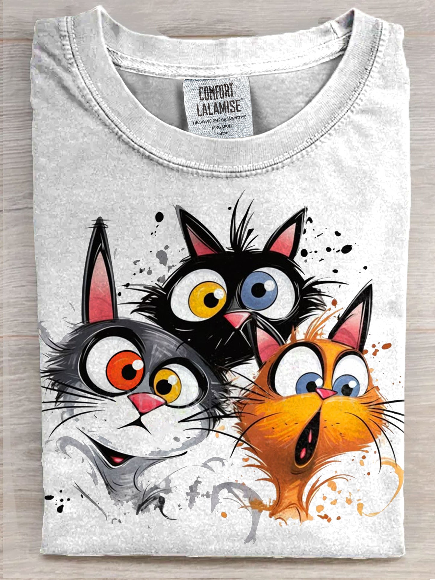Cat Bestie Funny Art Print  Unisex Tee