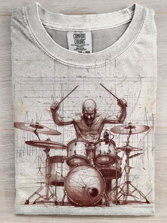 Play the drums Art Print Unisex Tee