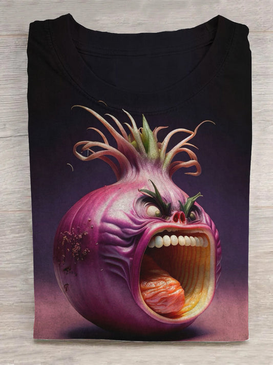 Funny Onion Roar Unisex Tee