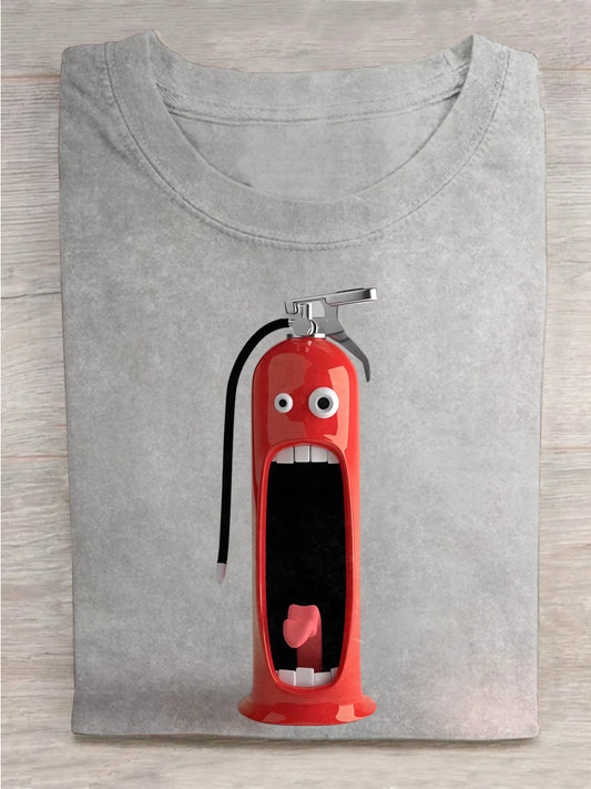 Surprised Fire Extinguisher Unisex Tee