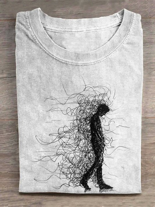 People Caught in Lines Unisex Tee