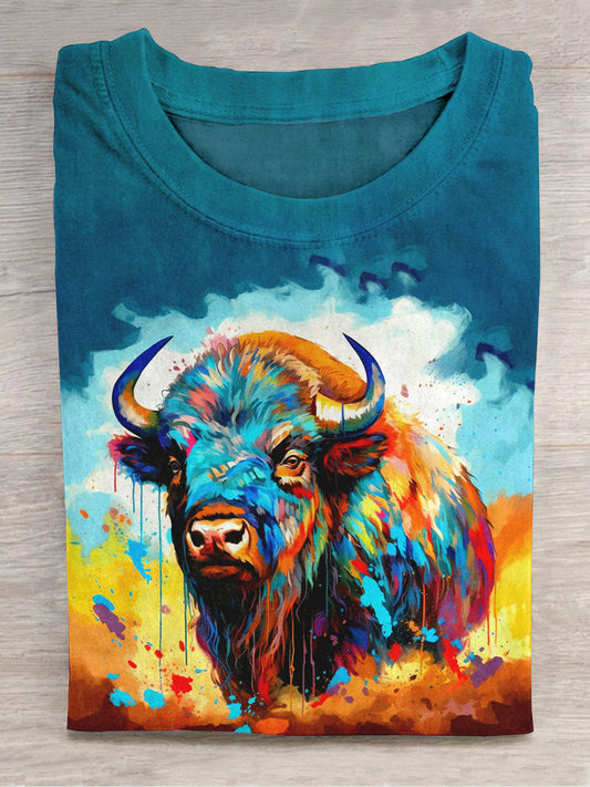 Plateau Yak Art Print Unisex Tee