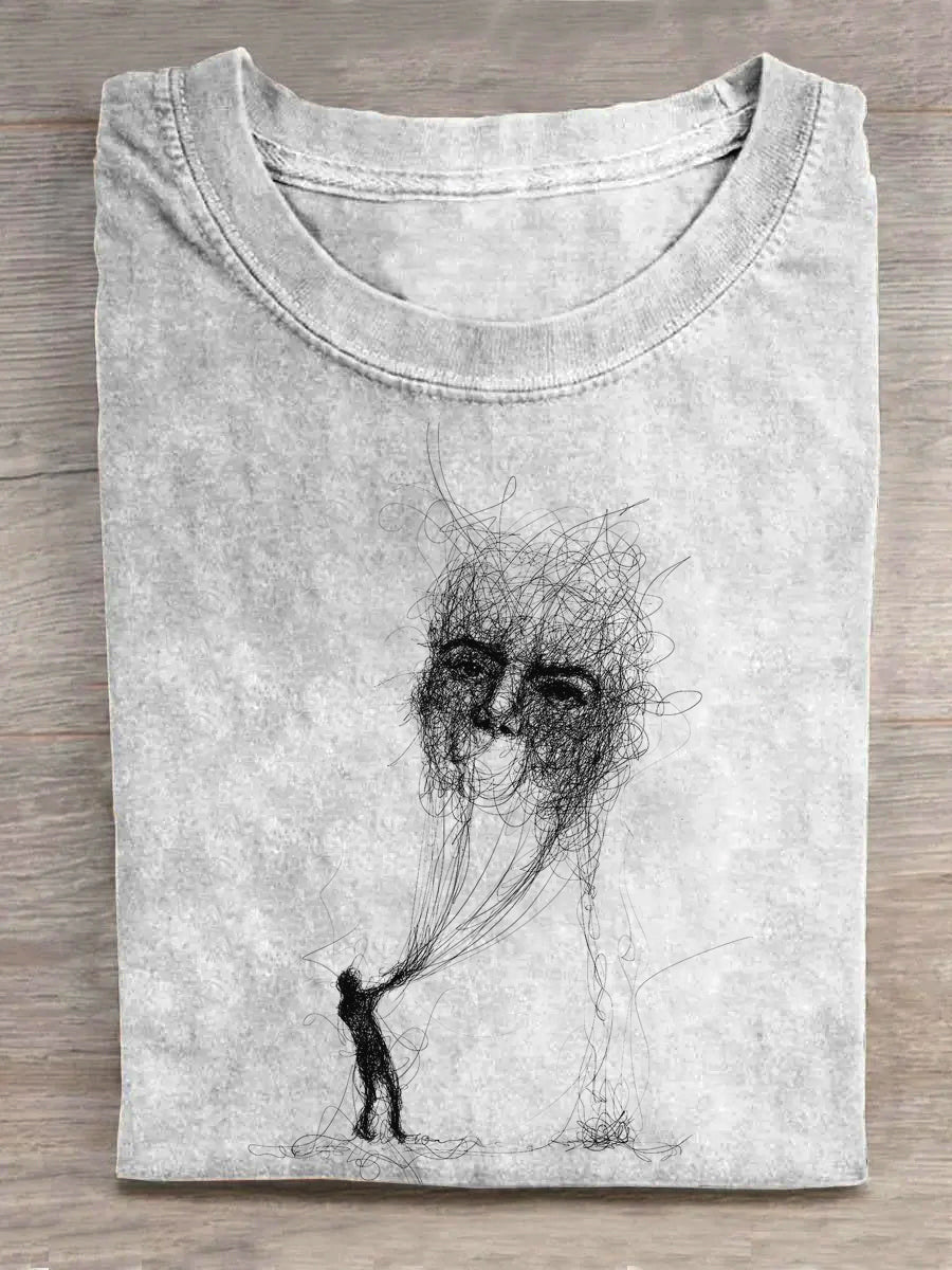 The Person Who Controls The Lines Unisex Tee
