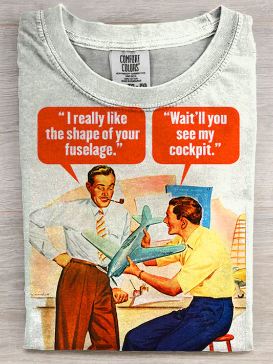 Unisex Funny Art Print Casual  Tee