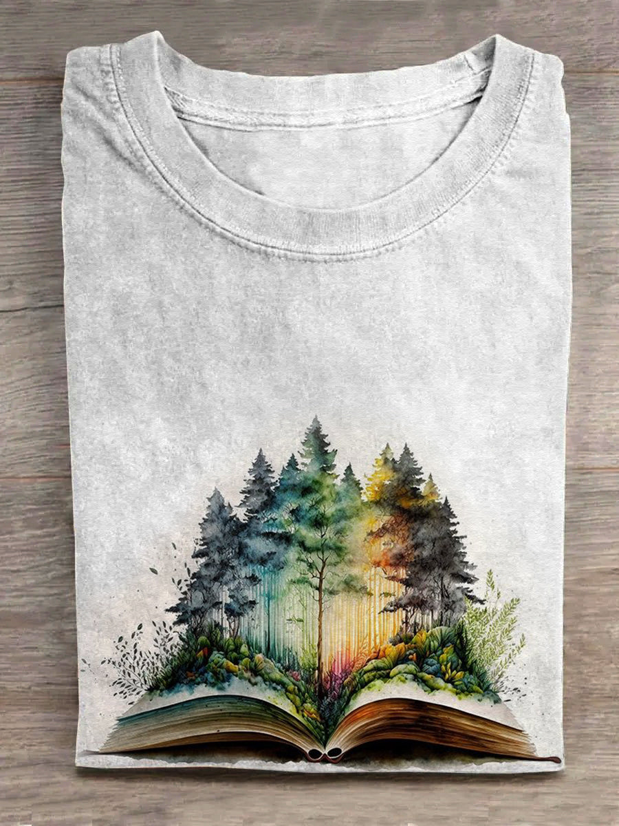 Book Forest Unisex Tee