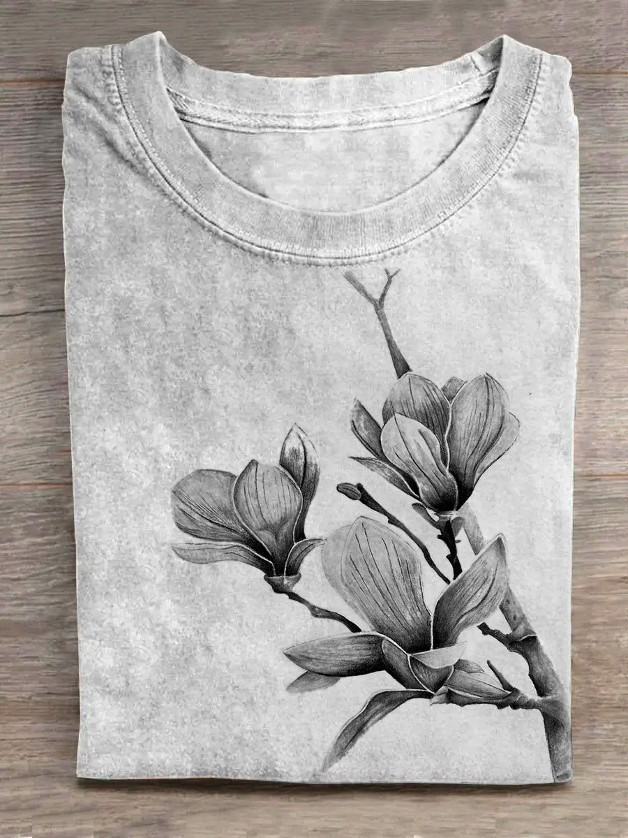 Three Flowers Unisex Tee