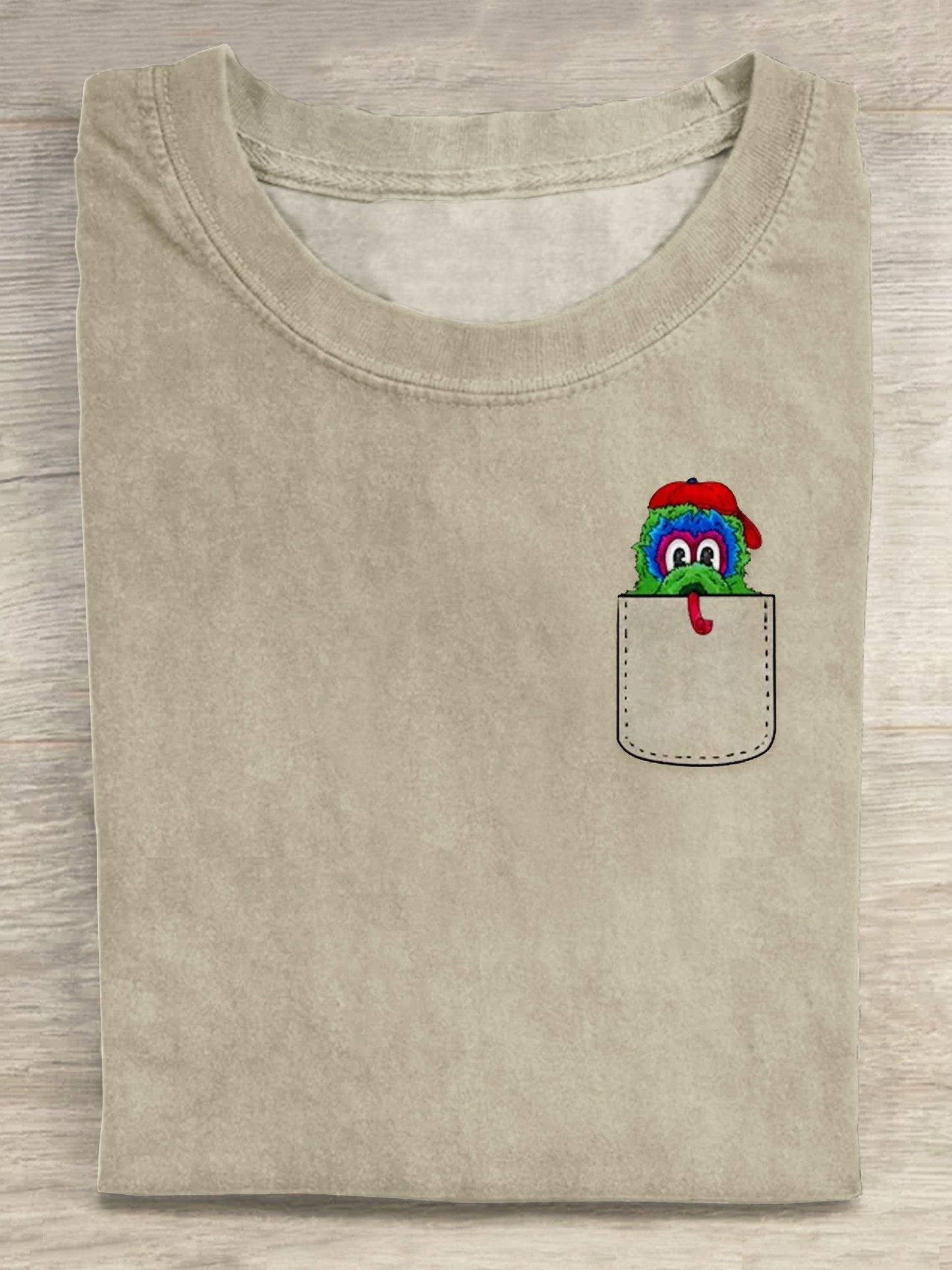 Vintage Baseball Phillies Mascot Print Unisex Tee