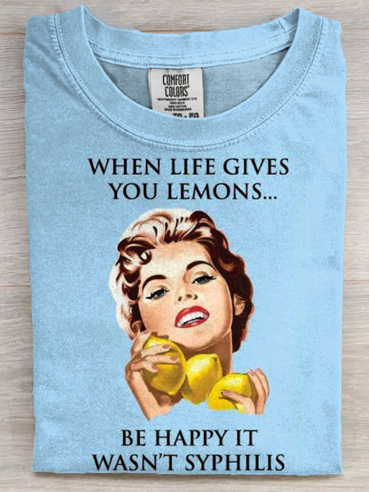 Vintage Funny Inspirtion Art Print Unisex Tee