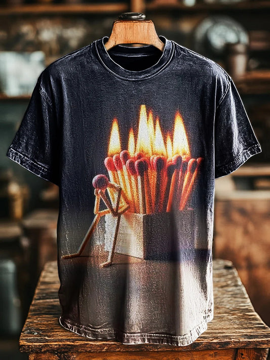Unisex Fun Matchmaker Print Casual Tee