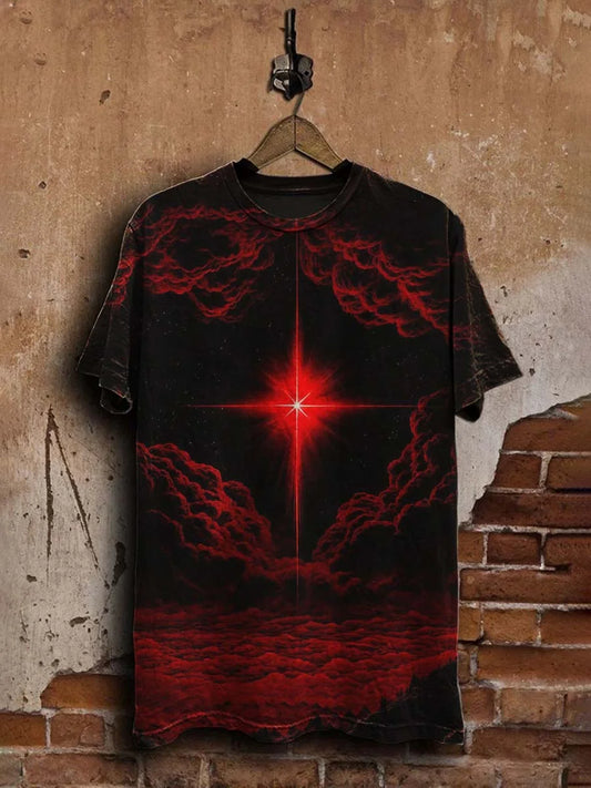 Unisex Starry Galaxy Print  Tee