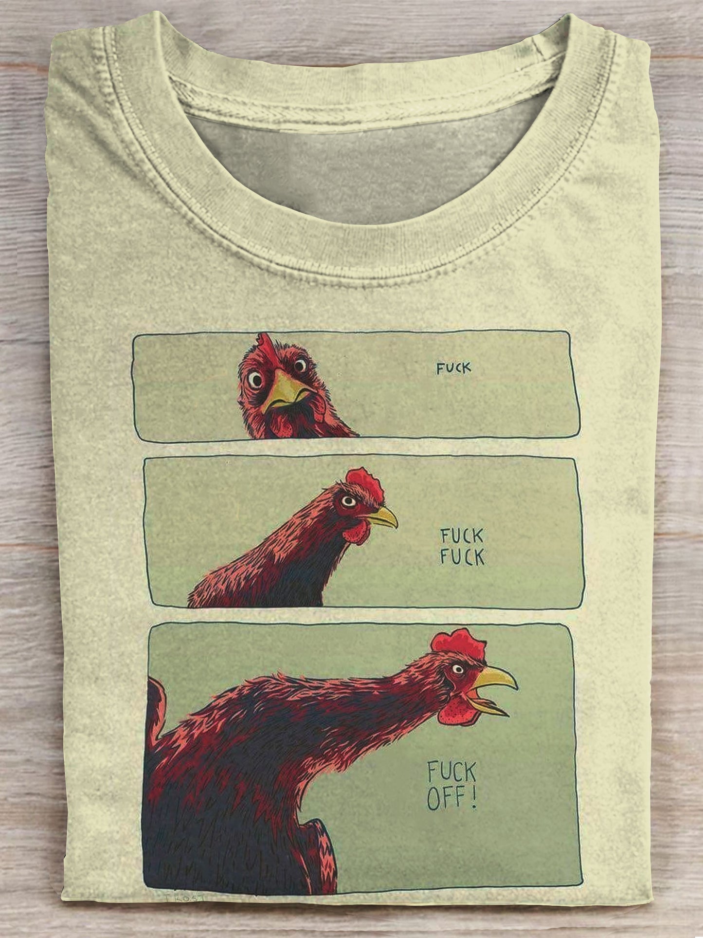 Chicken Funny Art Print Unisex Tee