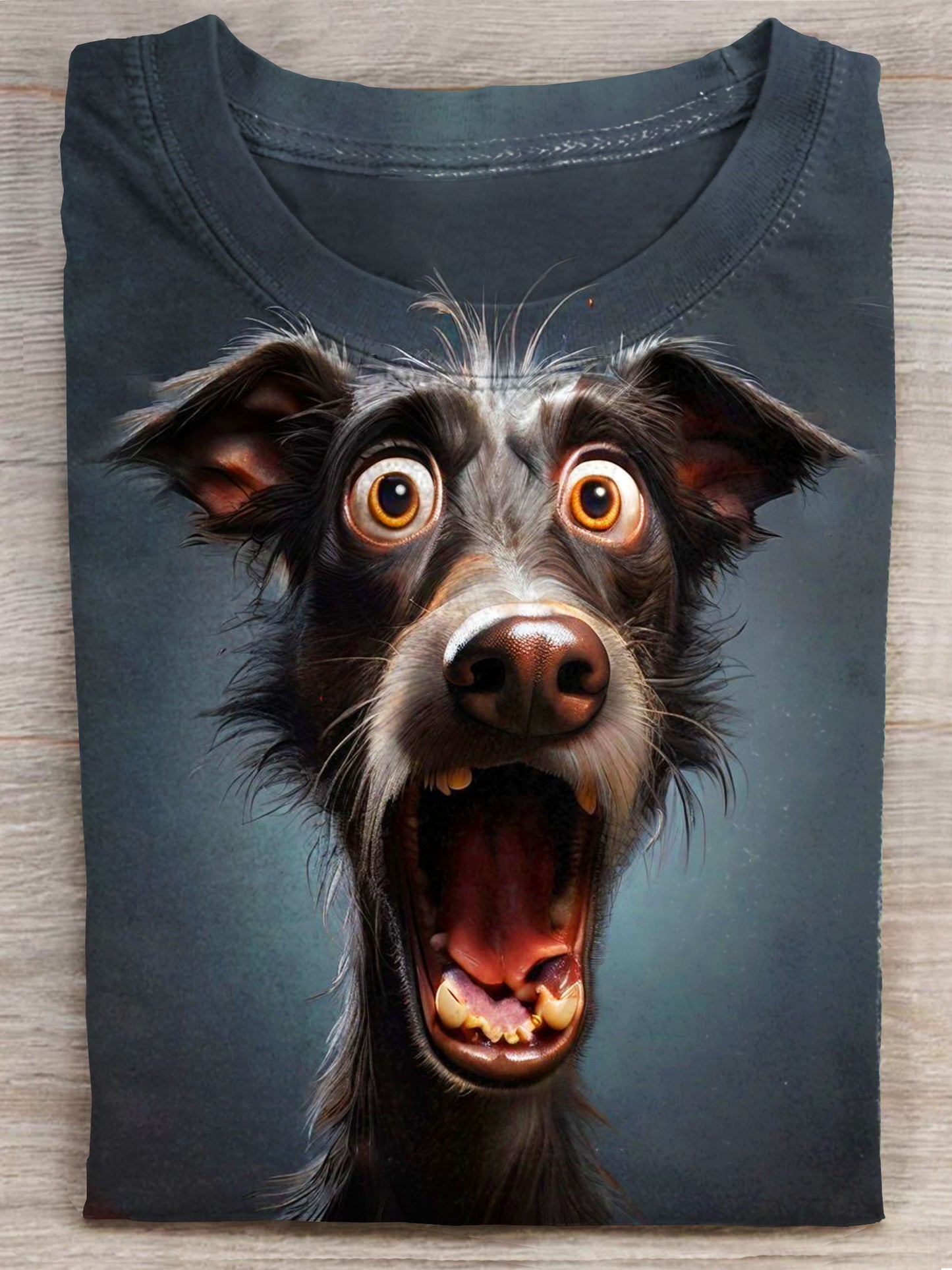 OMG Funny Dog Art Print Unisex Tee