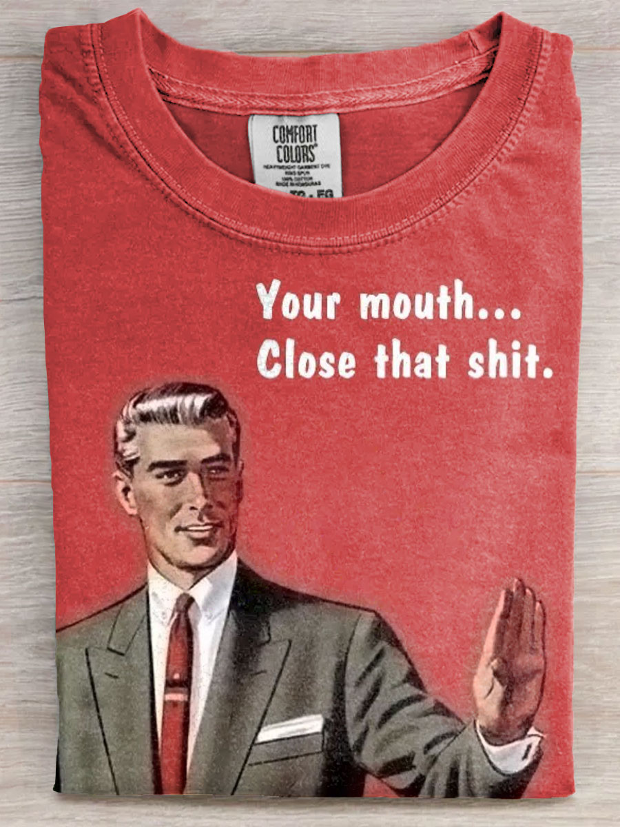 Vintage Funny Art Print  Unisex Tee