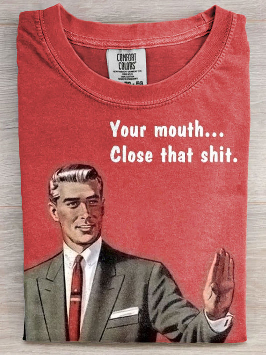 Vintage Funny Art Print  Unisex Tee