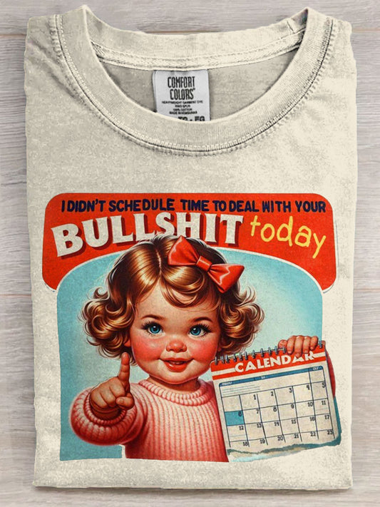 Vintage Funny Art Print Unisex Tee