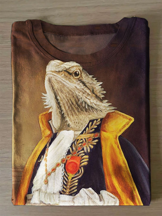 Funny Bearded Dragon Print  Unisex Tee