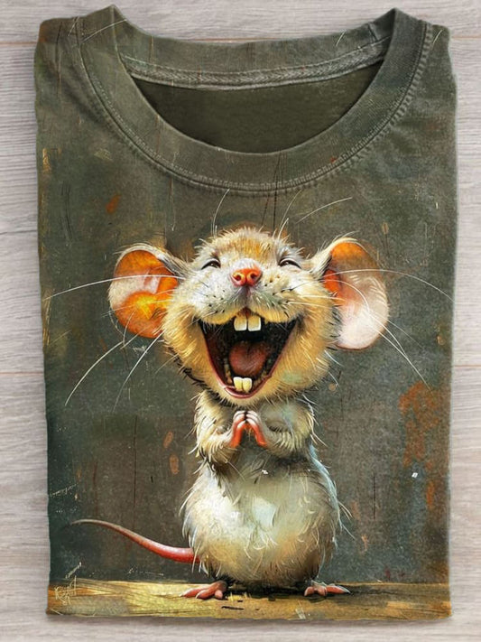 Happy Mood Lovely Cute Art Print  Unisex Tee