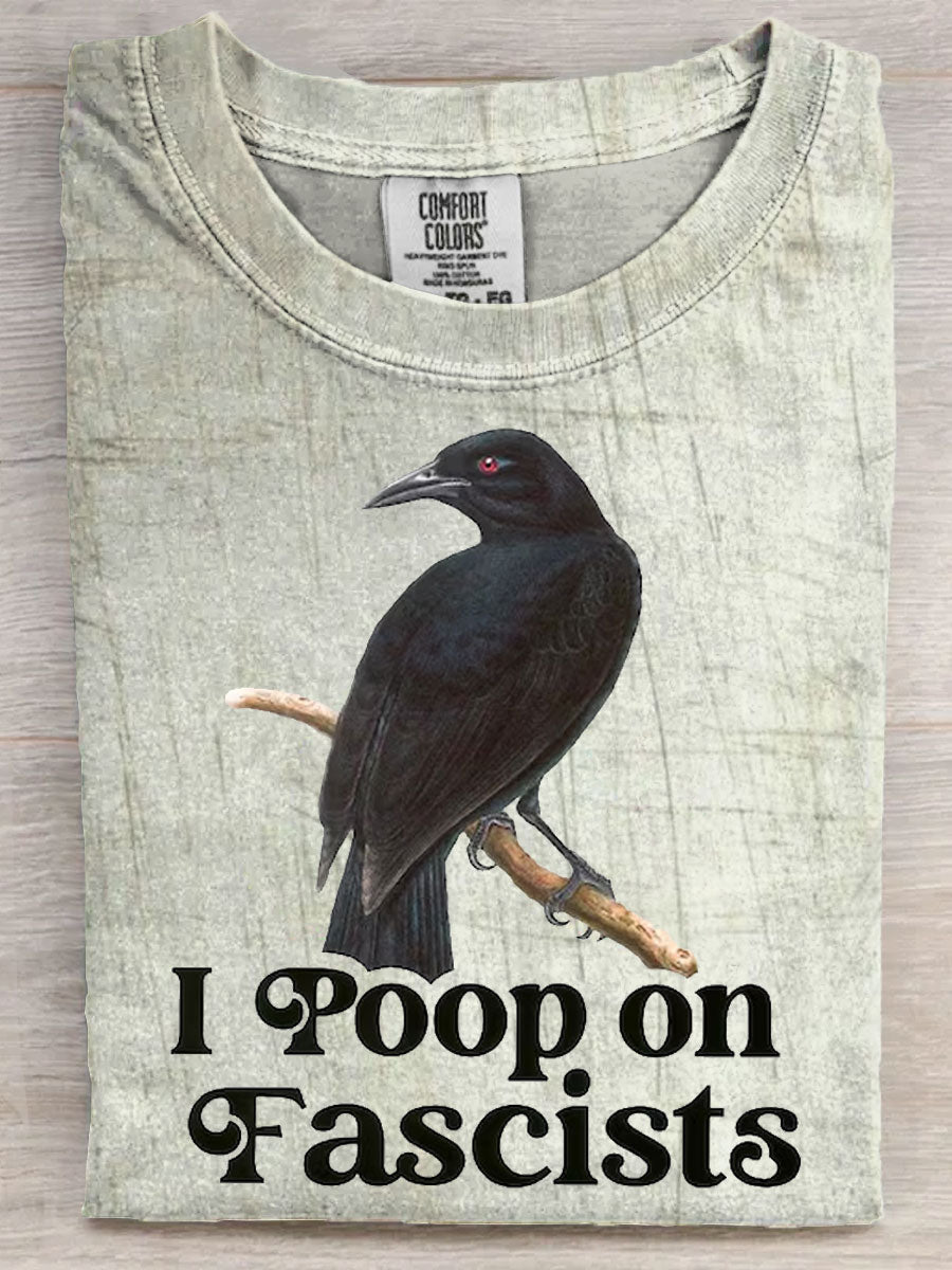 Vintage Crow Art Print Unisex Tee