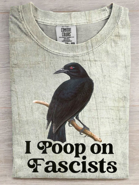 Vintage Crow Art Print Unisex Tee