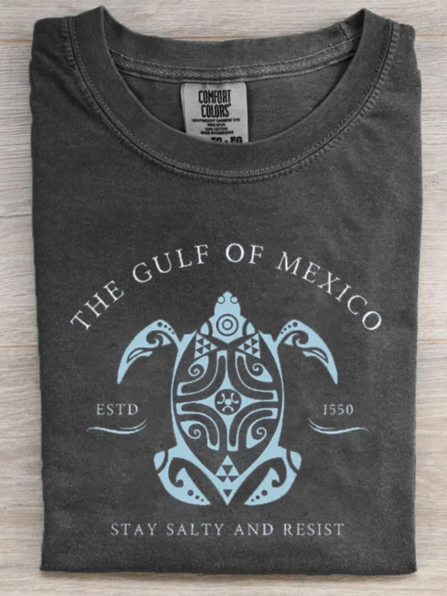 Gulf of  Art Mexico Print Unisex Tee