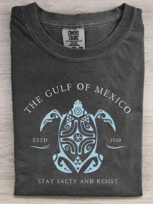 Gulf of  Art Mexico Print Unisex Tee