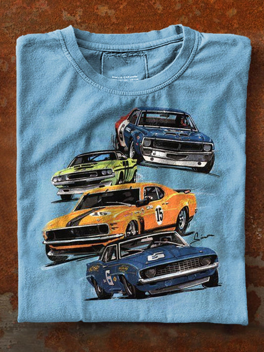 Vintage Car Art Print  Unisex Tee