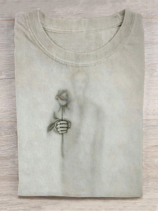 Unisex Your Rose Art Print Unisex Tee