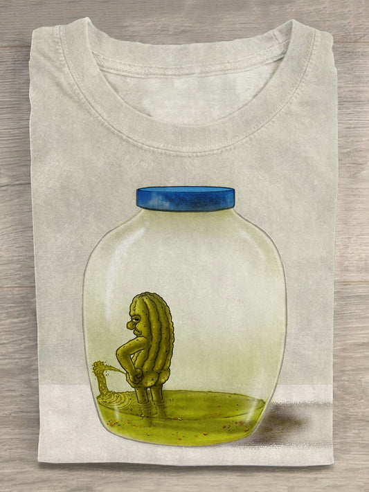 Funny The Last Pickle Art Print   Unisex Tee
